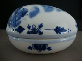 Delfts blauw schaaltje - ei - handpainted - VERKOCHT