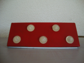 Vintage wandlampje rood - VERKOCHT