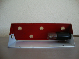 Vintage wandlampje rood - VERKOCHT