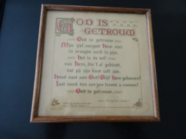 Kalligrafie tekst - Nelly ten Have - VERKOCHT