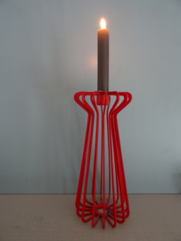 Vintage Ikea rode draad kandelaar - VERKOCHT