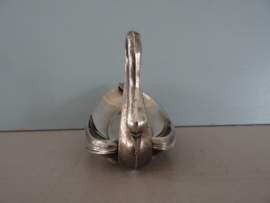 Asbak - zwaan - vintage - VERKOCHT