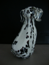 Glazen beeldje hond - hondje - glas - VERKOCHT