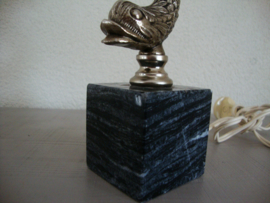 Vintage lamp lampje vis - VERKOCHT
