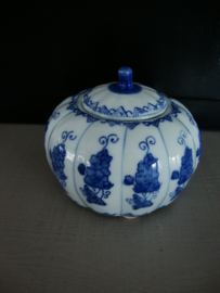 Chinees dekselpotje - blauw wit - VERKOCHT