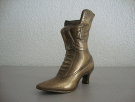 Koper of messing schoentje - asbak - vintage - VERKOCHT