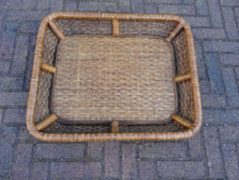 Rotan dienblad - groot - VERKOCHT