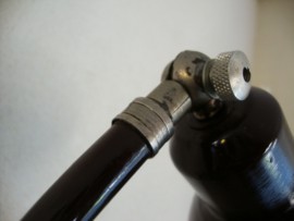 Vintage metalen lamp - bureaulamp - VERKOCHT