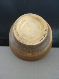 Vintage bloempotje bruin - VERKOCHT