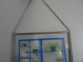 Raamhanger - katten - Coos Storm - glas in lood - VERKOCHT