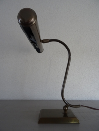 Vintage bureaulamp - leeslamp - pianolamp - VERKOCHT