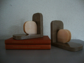 Boekensteunen marmer - VERKOCHT