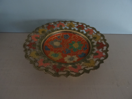 Schaal koper cloisonne