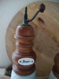 Peper en zout stel decoratie - VERKOCHT
