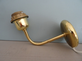 Wandlampjes koperkleurig - Set van 2 - vintage - VERKOCHT