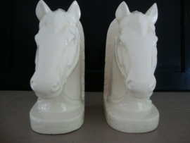 Vintage boekensteunen paard - VERKOCHT