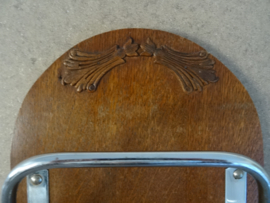 Vintage krantenrek - lectuurplank - wandplank - VERKOCHT