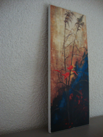 Vintage schilderijtje - hardboard - VERKOCHT
