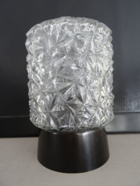 Vintage plafonniere - glas - VERKOCHT