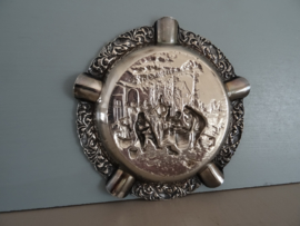 Verzilverde asbak