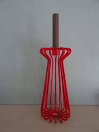 Vintage Ikea rode draad kandelaar - VERKOCHT