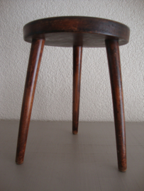 Houten krukje - decoratief - VERKOCHT