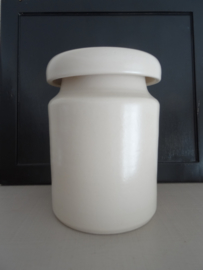 Vaas - keramiek - creme - vintage - brocante - VERKOCHT