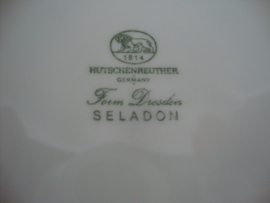 Schalen Hutschenreuter Germany - Dresden - Seladon - Celadon - VERKOCHT