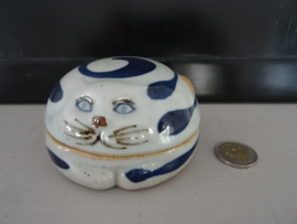 Keramiek schaaltje - poes - VERKOCHT