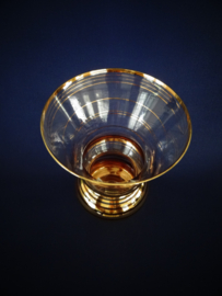 Vaasje - Laeken Belgie - goudkleurig - 1/2 cristal