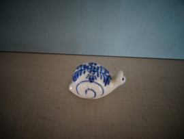 Miniatuur Delfts blauw - slak - letterbakfiguurtje - VERKOCHT