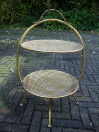 Grote etagere goudkleurig - VERKOCHT