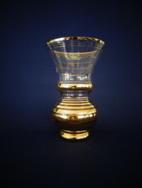 Vaasje - Laeken Belgie - goudkleurig - 1/2 cristal