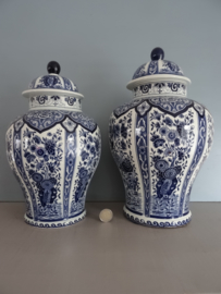 Dekselpot Boch - Delfts blauw - dekselvaas - VERKOCHT