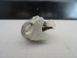 Tinnen beeldje poes - kat - letterbakfiguurtje - VERKOCHT