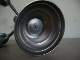 Tinnen kandelaar - VERKOCHT