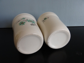 Mok - mokken - bloemetjes - brocante - VERKOCHT