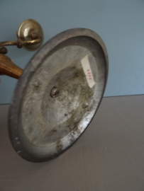 Vintage metalen kandelaar - VERKOCHT
