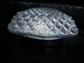 Vintage plafonniere - glas - VERKOCHT