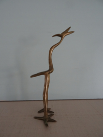 Vintage vogel. - koper of messing - VERKOCHT