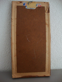 Vintage schilderijtje - hout - VERKOCHT