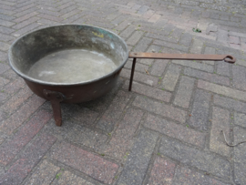 Grote koperen pan - VERKOCHT