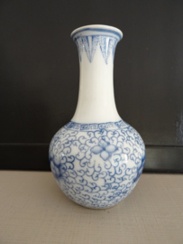 Chinees vaasje - blauw/wit - VERKOCHT