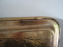 Dienblad - koper of messing - VERKOCHT