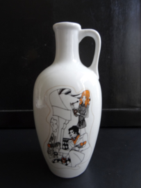 Vintage kruikje Mispelblom - brandewijnkruikje - VERKOCHT