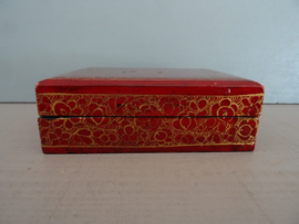 Lakdoosje rood - VERKOCHT