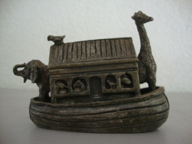 Tinnen beeldje - Ark van Noach - VERKOCHT