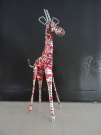 Giraffe recyclemetaal - VERKOCHT