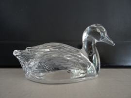 Beeldje eend - glas - VERKOCHT