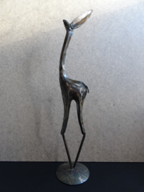 Metalen hert - vintage - VERKOCHT
